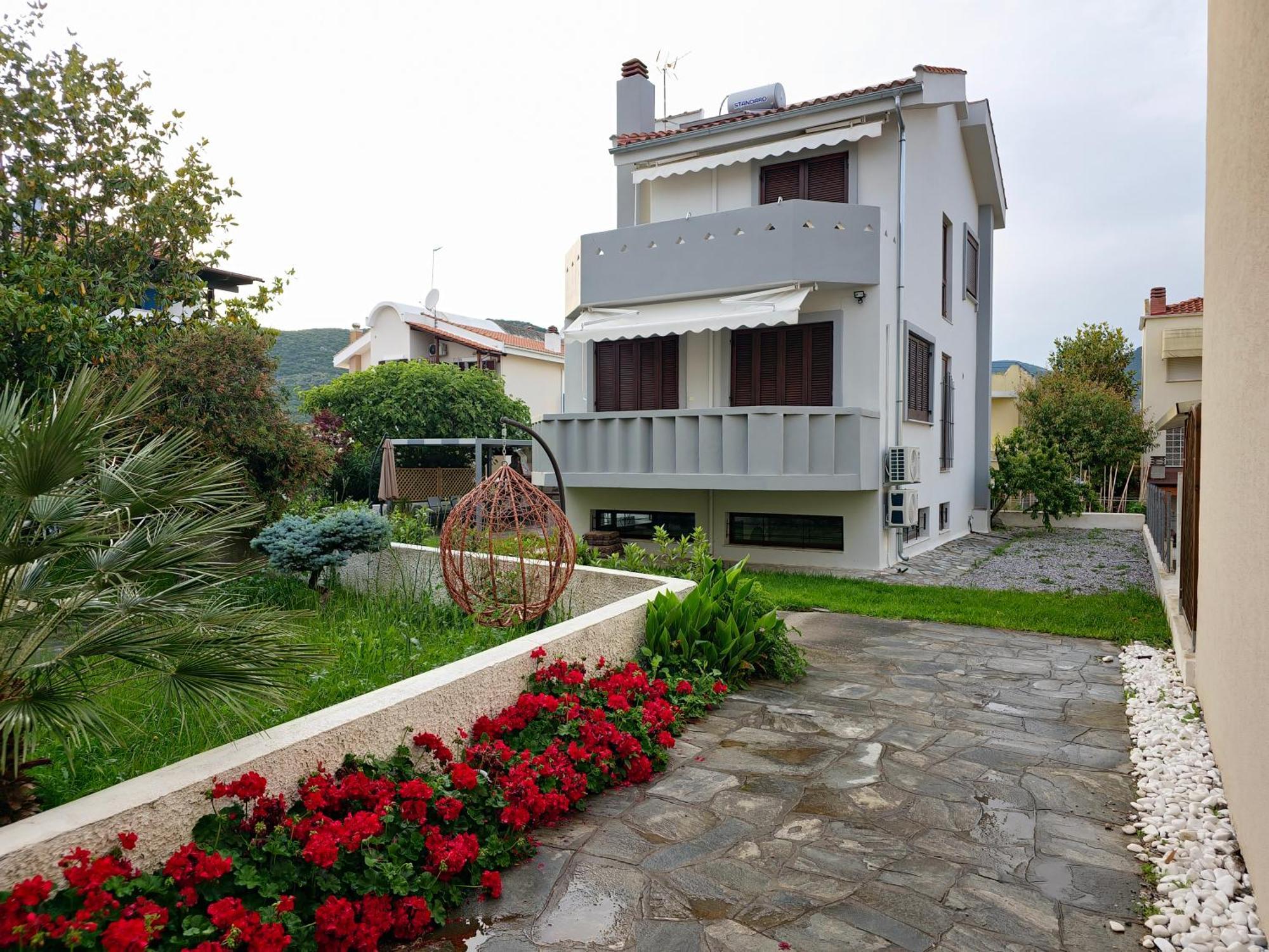 Theros Aegean Villa Nea Iraklitsa Exterior foto